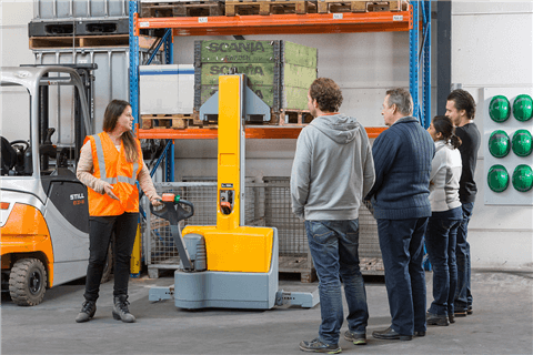 Veilig werken met de Electropallettruck of Stapelaar