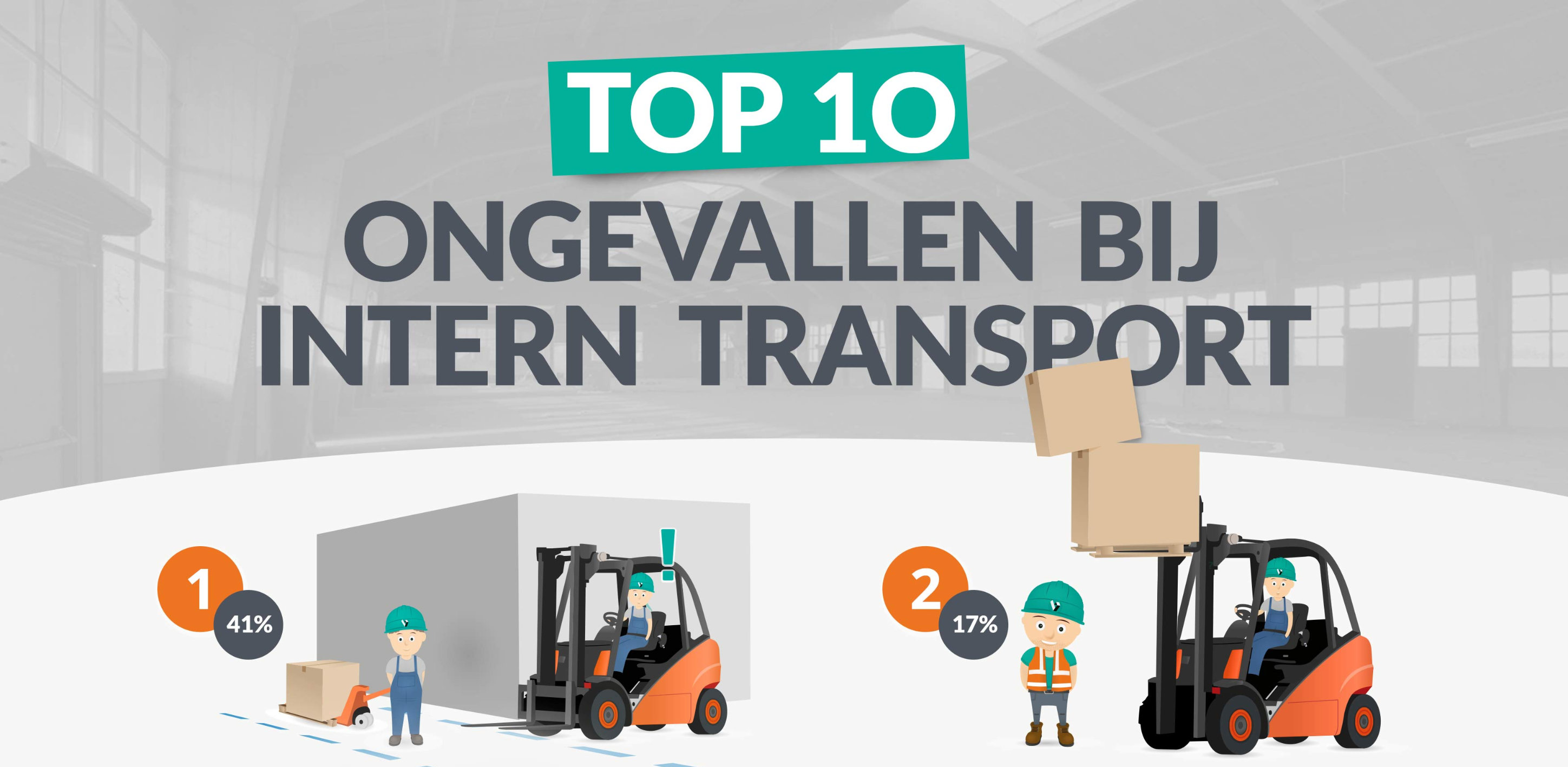 Top 10 meest voorkomende heftruckongevallen [INFOGRAPHIC]