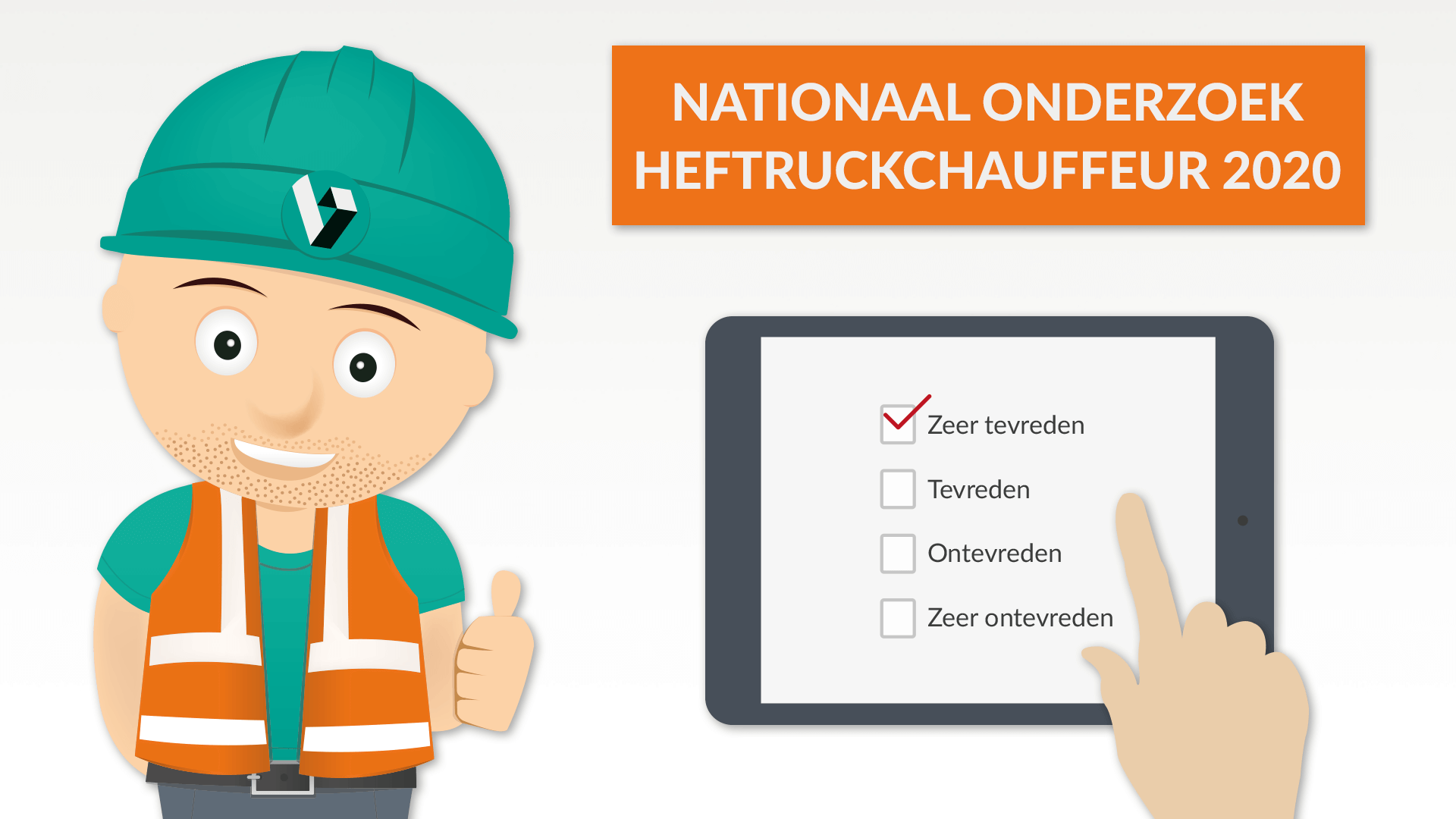 Heftruckchauffeur vergrijst in hoog tempo | Nationaal Onderzoek Heftruckchauffeurs 2020