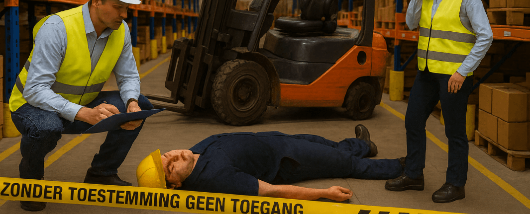 Monitor Arbeidsongevallen 2024: Heftruck blijft groot risico – minder doden, maar meer blijvend letsel