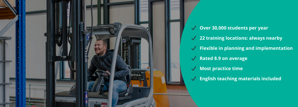 Heftruck certificaat halen bij BLOM