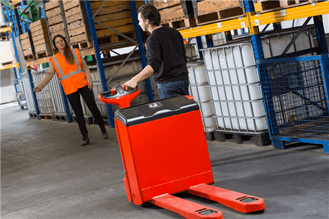 Veilig werken met de Electropallettruck